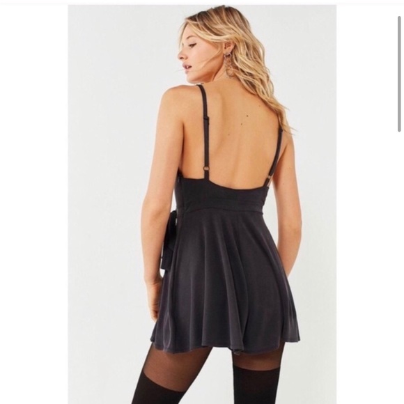 Kimchi Blue Skort Wrap Romper - Picture 3 of 6